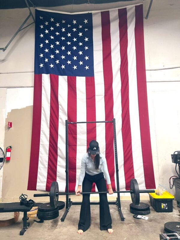 me lifting weights