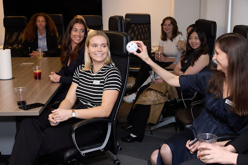 Attendees completing an exercise