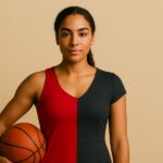 A female going from college athlete to saleswoman